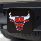 Chicago Bulls Black Metal Hitch Cover - 3D Color Emblem, 22722