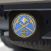 Denver Nuggets Black Metal Hitch Cover - 3D Color Emblem - Circular Nuggets Primary Logo, 22728