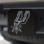 San Antonio Spurs Black Metal Hitch Cover - 3D Color Emblem, 22746