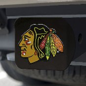NHL - Chicago Blackhawks Color Hitch Black 3.4"x4", 22764