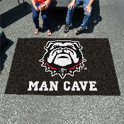 Georgia Bulldogs Man Cave Ulti-Mat Rug - 5ft. x 8ft. - New Bulldog Head Logo, 22878