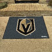 Vegas Golden Knights All-Star Rug - 34 in. x 42.5 in. - Knight Shield Primary Logo, 22892