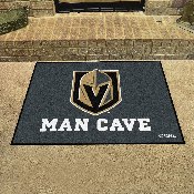 Vegas Golden Knights Man Cave All-Star Rug - 34 in. x 42.5 in., 22896