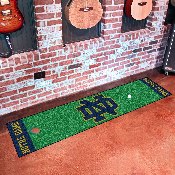 Notre Dame Fighting Irish Putting Green Mat - 1.5ft. x 6ft., 22927