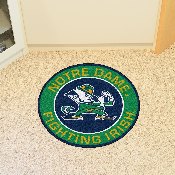 Notre Dame Fighting Irish Roundel Rug - 27in. Diameter, Leprechaun, 22928
