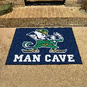 Notre Dame Fighting Irish Man Cave All-Star Rug - 34 in. x 42.5 in., Leprechaun, 22931