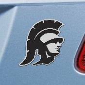 Southern California Trojans 3D Chrome Metal Emblem - Trojan Head Alternate Logo, 23084