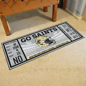 New Orleans Saints Ticket Runner Rug - 30in. x 72in. - Saints Helmet Logo, 23129