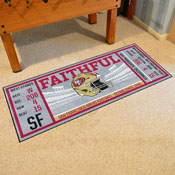 San Francisco 49ers Ticket Runner Rug - 30in. x 72in. - 49ers Helmet Logo, 23136