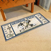 Georgia Tech Yellow Jackets Ticket Runner Rug - 30in. x 72in., 23146