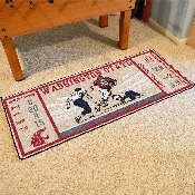 Washington State Cougars Ticket Runner Rug - 30in. x 72in., 23151