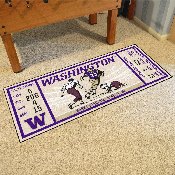 Washington Huskies Ticket Runner Rug - 30in. x 72in., 23152