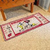 Wisconsin Badgers Ticket Runner Rug - 30in. x 72in., 23155