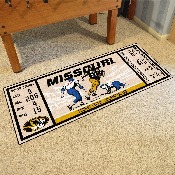 Missouri Tigers Ticket Runner Rug - 30in. x 72in., 23159