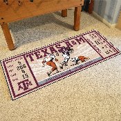 Texas A&M Aggies Ticket Runner Rug - 30in. x 72in., 23166