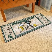 Michigan State Spartans Ticket Runner Rug - 30in. x 72in., 23169
