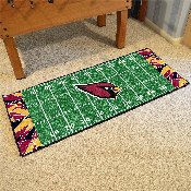 Arizona Cardinals Football Field Runner Mat - 30in. x 72in. XFIT Design, 23193