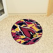 Arizona Cardinals Roundel Rug - 27in. Diameter XFIT Design, 23195