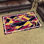 Arizona Cardinals 4ft. x 6ft. Plush Area Rug XFIT Design, 23196