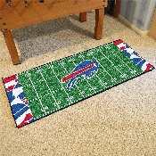 Buffalo Bills Football Field Runner Mat - 30in. x 72in. XFIT Design, 23211