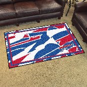 Buffalo Bills 4ft. x 6ft. Plush Area Rug XFIT Design, 23214