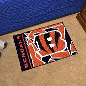 Cincinnati Bengals Starter Mat XFIT Design - 19in x 30in Accent Rug, 23234