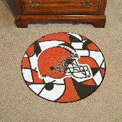 NFL - Cleveland Browns XFIT Roundel Mat 27" diameter, 23244