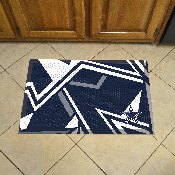 Dallas Cowboys Rubber Scraper Door Mat XFIT Design, 23252