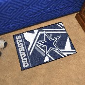 Dallas Cowboys Starter Mat XFIT Design - 19in x 30in Accent Rug, 23253