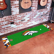 Denver Broncos Putting Green Mat - 1.5ft. x 6ft., 23255
