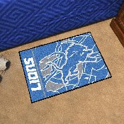 Detroit Lions Starter Mat XFIT Design - 19in x 30in Accent Rug, 23265