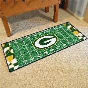 Green Bay Packers Football Field Runner Mat - 30in. x 72in. XFIT Design, 23266