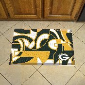 Green Bay Packers Rubber Scraper Door Mat XFIT Design, 23270