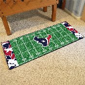 Houston Texans Football Field Runner Mat - 30in. x 72in. XFIT Design, 23272