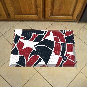 Houston Texans Rubber Scraper Door Mat XFIT Design, 23276