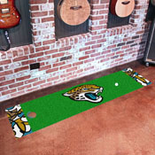Jacksonville Jaguars Putting Green Mat - 1.5ft. x 6ft., 23287