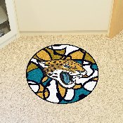 Jacksonville Jaguars Roundel Rug - 27in. Diameter XFIT Design, 23288