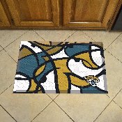Jacksonville Jaguars Rubber Scraper Door Mat XFIT Design, 23290