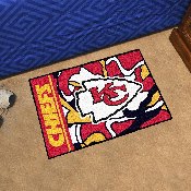Kansas City Chiefs Starter Mat XFIT Design - 19in x 30in Accent Rug, 23297