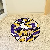 Minnesota Vikings Roundel Rug - 27in. Diameter XFIT Design, 23318