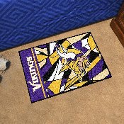 Minnesota Vikings Starter Mat XFIT Design - 19in x 30in Accent Rug, 23321