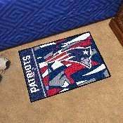New England Patriots Starter Mat XFIT Design - 19in x 30in Accent Rug, 23327