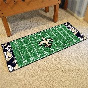 New Orleans Saints Football Field Runner Mat - 30in. x 72in. XFIT Design, 23328