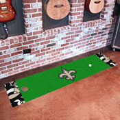 New Orleans Saints Putting Green Mat - 1.5ft. x 6ft., 23329