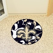 New Orleans Saints Roundel Rug - 27in. Diameter XFIT Design, 23330