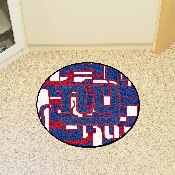 NFL - New York Giants XFIT Roundel Mat 27" diameter, 23336