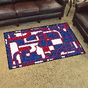 New York Giants 4ft. x 6ft. Plush Area Rug XFIT Design, 23337