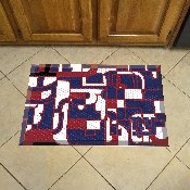 New York Giants Rubber Scraper Door Mat XFIT Design, 23338