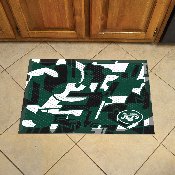 New York Jets Rubber Scraper Door Mat XFIT Design, 23397