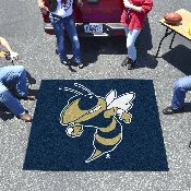 Georgia Tech Yellow Jackets Tailgater Rug - 5ft. x 6ft., Buzz, 23993